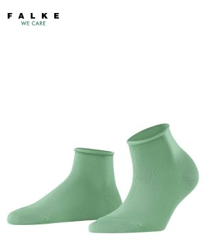 Skarpetki Falke Cotton Touch Short sock Damskie Zielone | UGOCDY-046