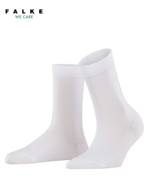 Skarpetki Falke Cotton Touch Socks Damskie Białe | YVNJPH-965