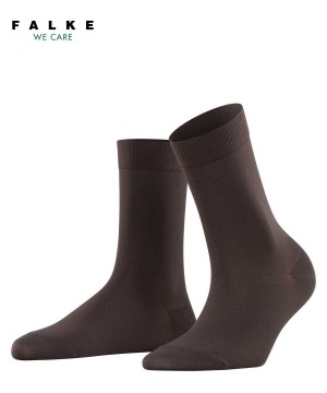 Skarpetki Falke Cotton Touch Socks Damskie Brązowe | VTAYOP-956