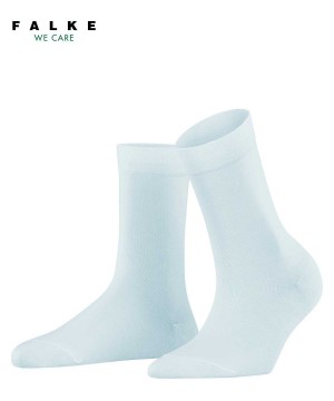 Skarpetki Falke Cotton Touch Socks Damskie Niebieskie | WUGZMH-327