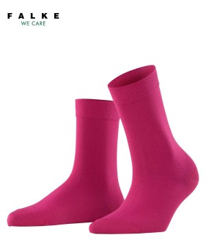 Skarpetki Falke Cotton Touch Socks Damskie Czerwone | UZKVHS-806