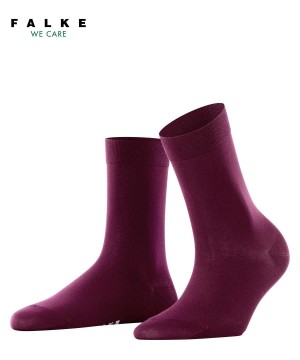 Skarpetki Falke Cotton Touch Socks Damskie Czerwone | MNPOCW-182