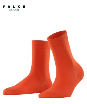 Skarpetki Falke Cotton Touch Socks Damskie Pomarańczowe | RMEPFD-581