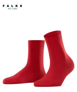 Skarpetki Falke Cotton Touch Socks Damskie Czerwone | EFXWPZ-178