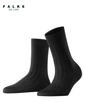 Skarpetki Falke Dash Rib Socks Damskie Czarne | EVPYWA-589