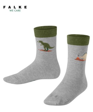 Skarpetki Falke Dinosaurs Socks Dziecięce Szare | VMCONB-012