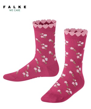 Skarpetki Falke Ditsy Flowers Socks Dziecięce Fioletowe | MGKSXA-156