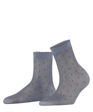 Skarpetki Falke Dot 15 DEN Ankle socks Damskie Szare | TAWVHN-164