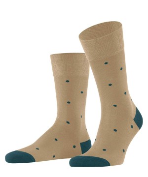 Skarpetki Falke Dot Socks Męskie Beżowe | KEHXQY-984