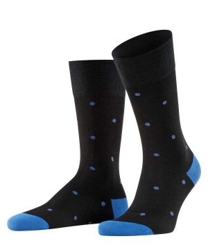 Skarpetki Falke Dot Socks Męskie Czarne | PCGHUZ-294