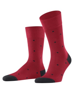 Skarpetki Falke Dot Socks Męskie Czerwone | WURFMZ-160