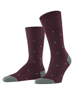 Skarpetki Falke Dot Socks Męskie Czerwone | AUQXVR-946