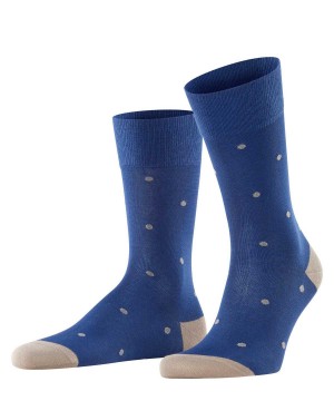 Skarpetki Falke Dot Socks Męskie Niebieskie | QEYITC-824