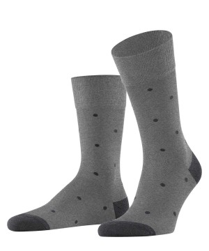 Skarpetki Falke Dot Socks Męskie Szare | ZNCULJ-450