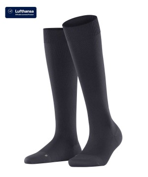 Skarpetki Falke Energizer Knee-high Socks Damskie Niebieskie | ZEJLVQ-637