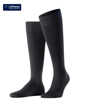 Skarpetki Falke Energizing Cotton Knee-high Socks Męskie Niebieskie | QSGPFD-690