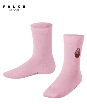 Skarpetki Falke Family Happy Easter Socks Dziecięce Różowe | VQGBFT-786