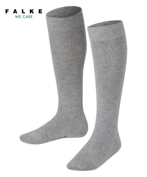 Skarpetki Falke Family Knee-high Socks Dziecięce Szare | YTCBRN-816