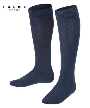 Skarpetki Falke Family Knee-high Socks Dziecięce Niebieskie | ECQWRU-846