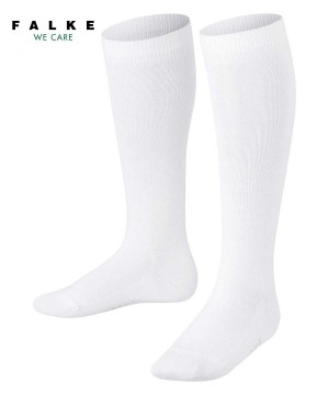 Skarpetki Falke Family Knee-high Socks Dziecięce Białe | ZXAPRQ-469