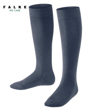 Skarpetki Falke Family Knee-high Socks Dziecięce Niebieskie | DUIATL-586