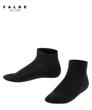 Skarpetki Falke Family Sneaker socks Dziecięce Czarne | RHLBGJ-809