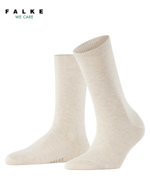 Skarpetki Falke Family Socks Damskie Beżowe | QIVHDT-103