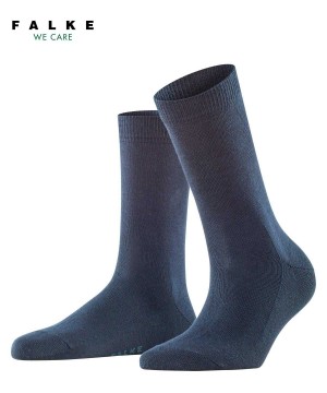 Skarpetki Falke Family Socks Damskie Niebieskie | PDCKIN-576