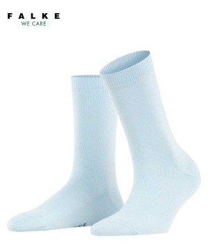 Skarpetki Falke Family Socks Damskie Niebieskie | ZMBDPJ-732