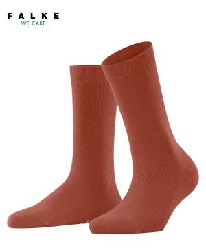 Skarpetki Falke Family Socks Damskie Pomarańczowe | XJOHMP-749