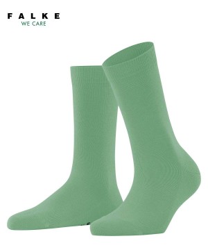 Skarpetki Falke Family Socks Damskie Zielone | VNXDPQ-814