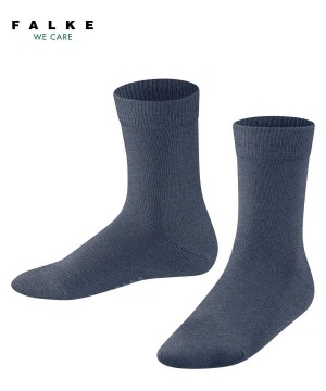 Skarpetki Falke Family Socks Dziecięce Niebieskie | ZXMRBS-184