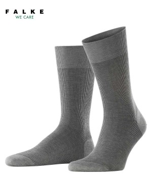 Skarpetki Falke Fine Shadow Socks Męskie Szare | GSLYRD-349