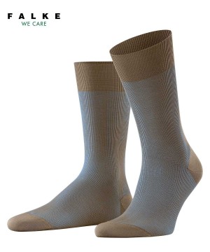 Skarpetki Falke Fine Shadow Socks Męskie Brązowe | UKHOJV-597