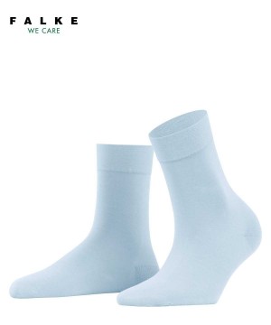 Skarpetki Falke Fine Softness 50 DEN Socks Damskie Niebieskie | FBWRLD-578