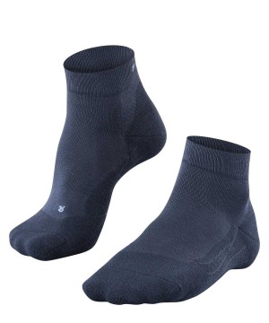 Skarpetki Falke GO2 Short Golf Short sock Męskie Niebieskie | EUYOQM-792