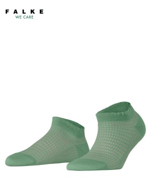 Skarpetki Falke Grassbraid Sneaker Socks Damskie Zielone | GCYJMQ-013