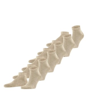 Skarpetki Falke Happy 6-Pack Sneaker socks Męskie Beżowe | NOLQJM-385