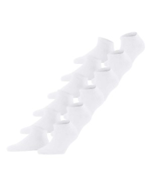 Skarpetki Falke Happy 6-Pack Sneaker socks Damskie Białe | IRGJMW-034