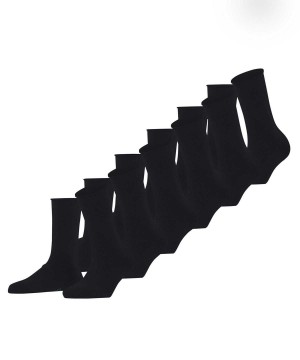 Skarpetki Falke Happy 6-Pack Socks Damskie Czarne | ZSGBCD-690