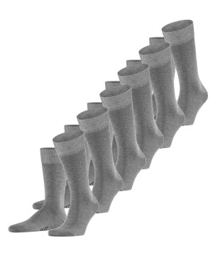 Skarpetki Falke Happy 6-Pack Socks Męskie Szare | AKLWXY-298