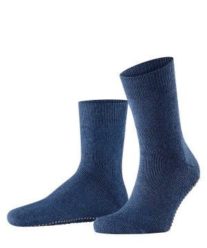 Skarpetki Falke Homepads House socks Męskie Niebieskie | OWQKJX-312