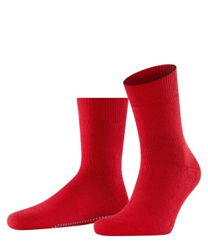 Skarpetki Falke Homepads House socks Męskie Czerwone | TPMXNZ-825