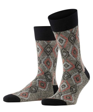 Skarpetki Falke Ikat Spell Socks Męskie Czarne | CXHZYG-359