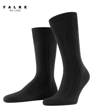 Skarpetki Falke Lhasa Rib Socks Męskie Czarne | MZIJYH-657