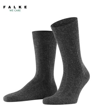 Skarpetki Falke Lhasa Rib Socks Męskie Szare | ZRHTUK-613