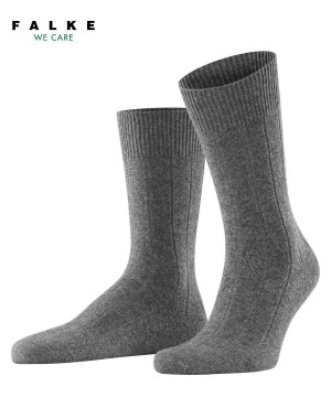 Skarpetki Falke Lhasa Rib Socks Męskie Szare | ZGEKAN-519