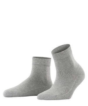 Skarpetki Falke Light Cuddle Pads Short sock Damskie Szare | XALFZJ-830