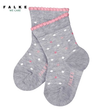 Skarpetki Falke Little Dot Socks Niemowlęce Szare | FHYMZQ-701