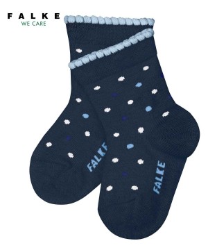 Skarpetki Falke Little Dot Socks Niemowlęce Niebieskie | HBSCED-942